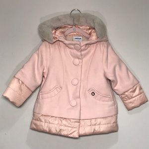 NWOT Mayoral Pink Winter Formal Jacket Coat Sz 2y